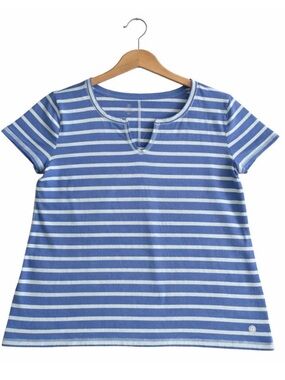Talbots Blue Stripe Tee